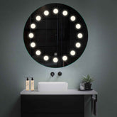 LED Spiegel Rund | Touch-Schalter | Neutralweißes Licht - Reyze Seria Salono Model 6